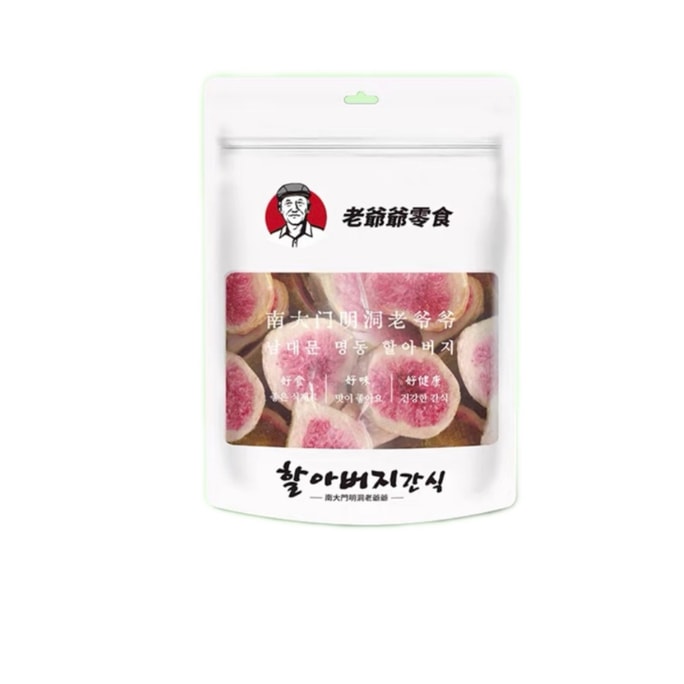 【中国直邮】 南大门明洞老爷爷 无花果果蔬脆45g*1袋(约7-9包)