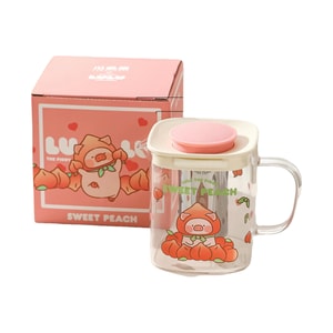 Lulu Pig collaboration 1250ml Cold Water Pitcher, Heat-resistant Glass Cold Brew Tea Pitcher — 1 piece