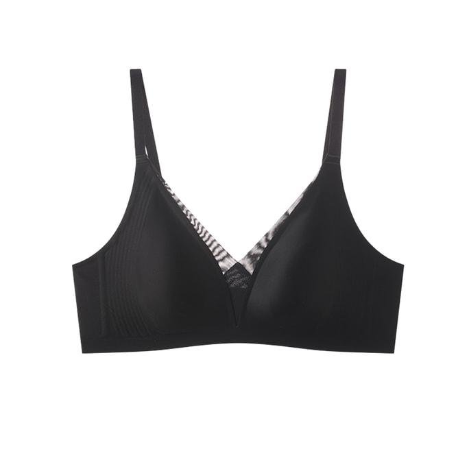 Seamless Underwear Bra *1 piece Liquid Support Black Size M*1 piece