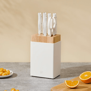 [Yami Exclusive] NOW S 7PCS Knife Block Set, White