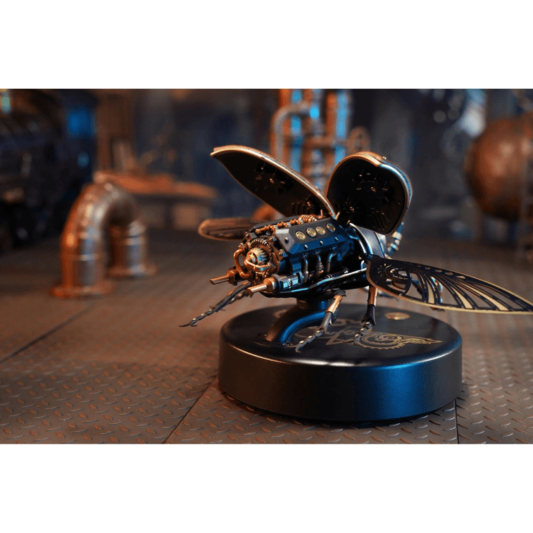 美国 MOM LOVES ME 若客拼图电动昆虫木质拼图 - 犀牛甲虫 8-99岁 6