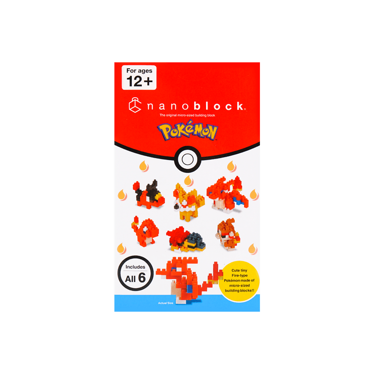 NANOBLOCK ミニナノシリーズ ポケモンタイプ ファイアセット ビルディングブロック ブラインドボックス 9