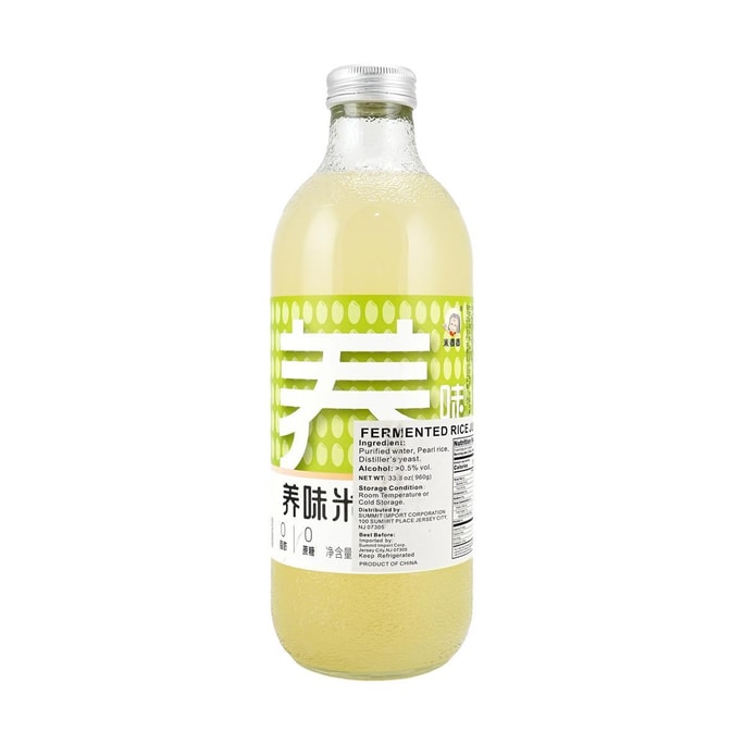 풍미가 나는 쌀 와인 소스, 달콤한 쌀 와인 음료, 33.8oz
