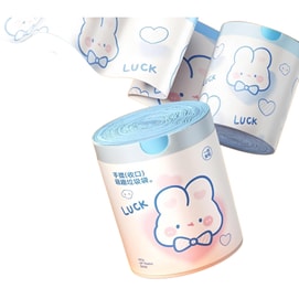   FaSoLa Life 家用手提垃圾袋 70抽/卷 加厚款抽繩式廚房分類垃圾袋