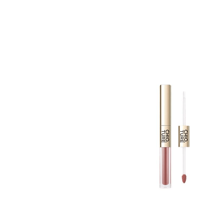 Zhiyouquan Double-Lip Lipstick Mirror-Gloss Lip Cream 01 * 1 Piece