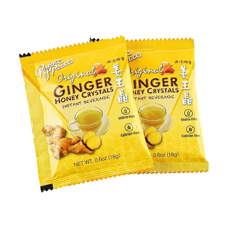 美國太子牌 即溶緩解經祛寒美容蜂蜜薑王晶薑茶 10包入 11
