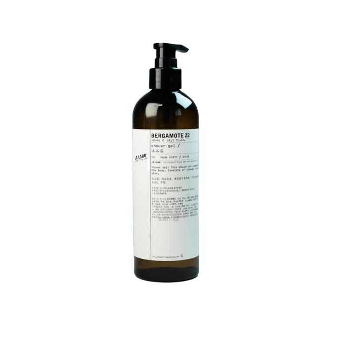 Bergamote 22 Shower Gel 480ml | Hotel Collection, Citrus-Aromatic Cleanse, Refreshing & Invigorating