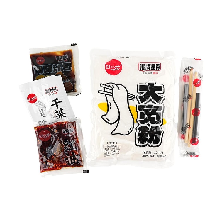 Vermicelles larges à l'huile rouge, 10.26 oz【Nouilles instantanées chaudes et épicées】 6