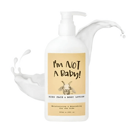 Kids Face & Body Lotion with Goat Milk Value Size 10.14 fl oz【Gentle Nourishing】【Long-lasting Moisturizing】