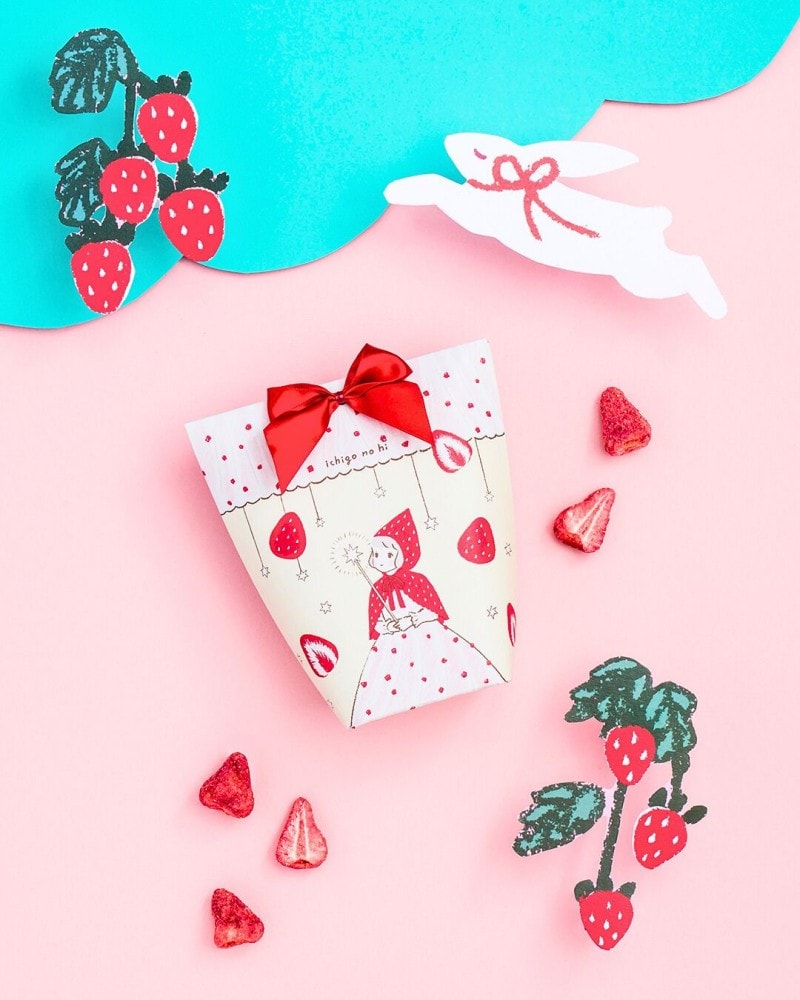 日本 NICHIGO ICHIGO ins超人气 2026情人节 期间限定 脆心白巧红莓 5个装