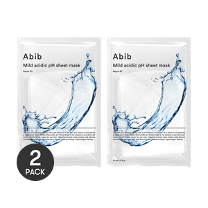 Mild Acidic pH Sheet Mask, Aqua Fit, 10 Sheets*2 - Hydration & Moisture【Value Pack】