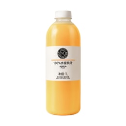 胖东来 100%水蜜桃汁 1L【配料干净0糖0添加】【网红爆款】