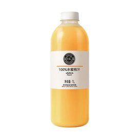 胖东来 100%水蜜桃汁 1L【配料干净0糖0添加】【网红爆款】