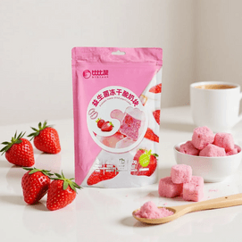 Probiotic Freeze-dried Yogurt Blocks, Strawberry Flavor, 1.4 oz