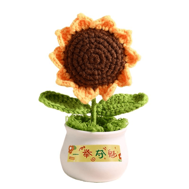 Oriental Selection Sunflower Win First Place Knitted Bouquet, 1