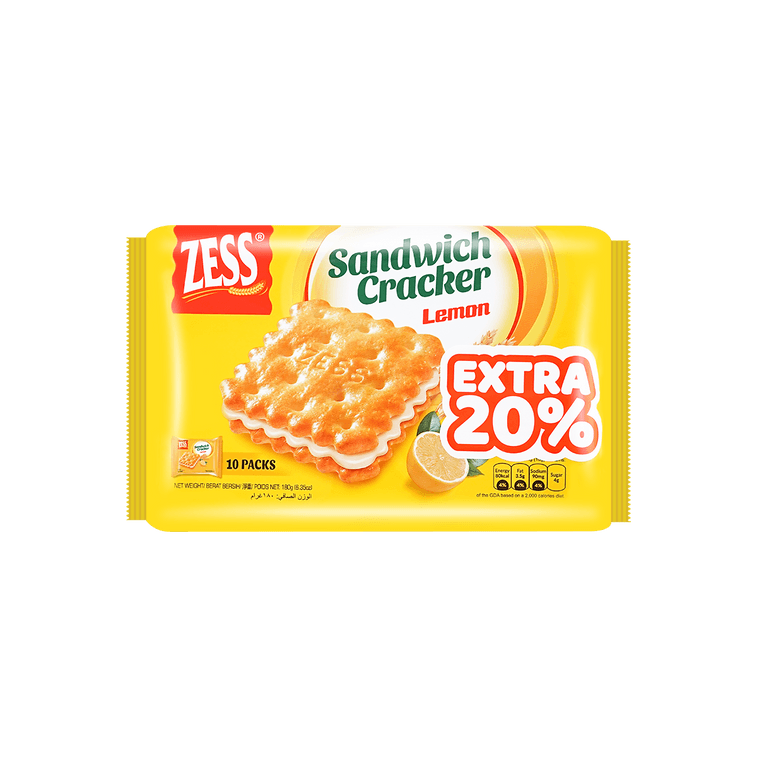 ZESS ZESS Lemon Cracker Sandwich 180g Yami