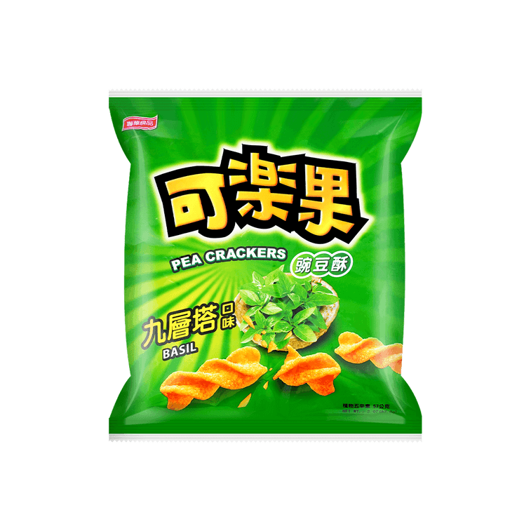 クリスピーピークラッカー - バジル風味、2.01オンス 3
