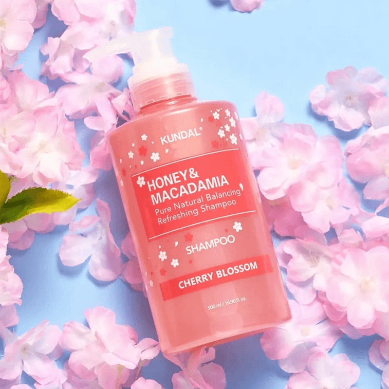 Cherry Blossom Edition Honey & Macadamia Shampoo, 16.9 fl oz + Treatment 16.9 fl oz 3
