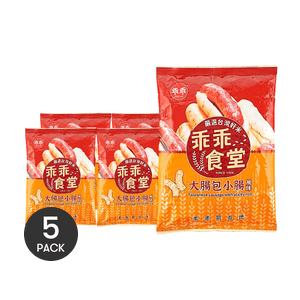 台湾乖乖 大肠包小肠风味膨化零食 60g *5【5份超值装】