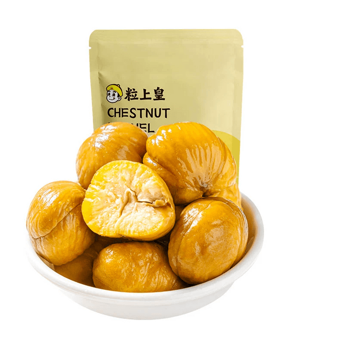 粒上皇 板栗仁休闲健康零食独立小包装熟制坚果特产即食栗仁小吃80g*1