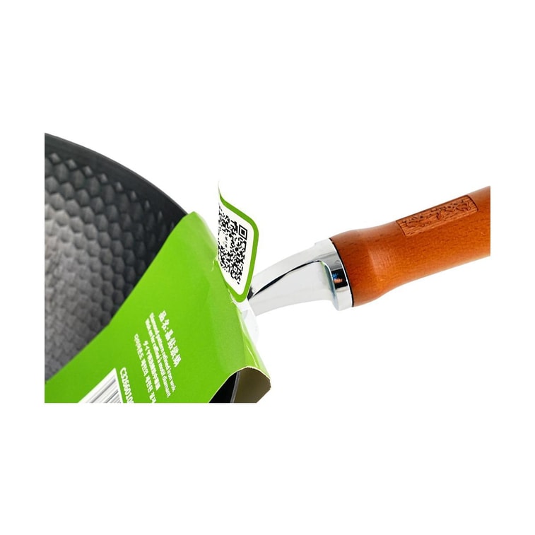 张小泉 晶钻铁锅 无涂层氮化防锈 家用炒菜锅健康炒锅  34CM 4