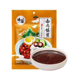 【中国直邮】 味翁 台式卤肉饭酱汁酱料卤肉汁家用卤肉面卤汁包炖肉盖浇饭调料料理包60g*1包