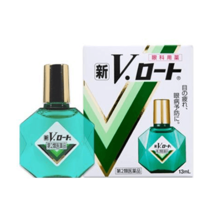 Rohto New V Eye Drops Moisturizing Relieves Congestion Protects Intraocular Pressure 13ml