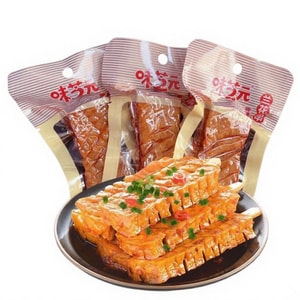Weizhiyuan Spicy Orchid Tofu 3 packs*26g Braised Tofu Hunan Snack Specialty Spicy Hot Snack Food
