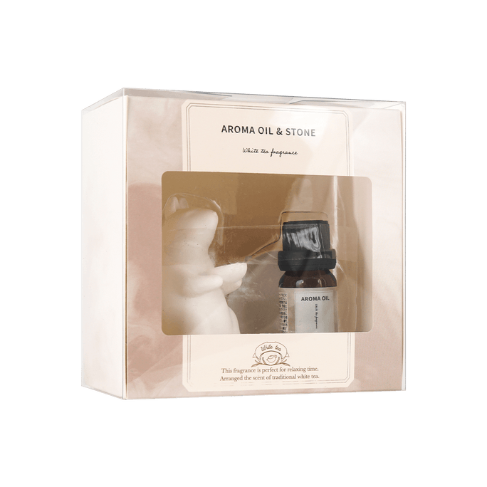 Aroma Bunny Stone Fragrance Diffuser Gift Set #White Tea