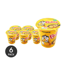 불닭볶음면 볶음라면 매운맛 치킨치즈맛 컵라면, 2.46oz *6개입【6팩】