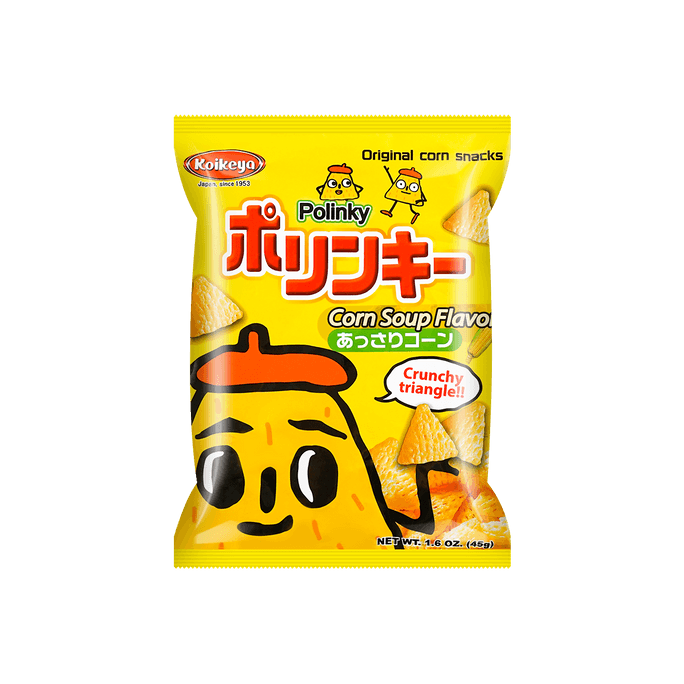 Corn Snack Crunchy Cracker Corn Soup Flavor 45g
