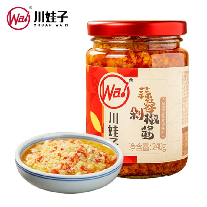 [중국 직송] 쓰촨 와쯔 마늘고추장 밥면 240g*1병