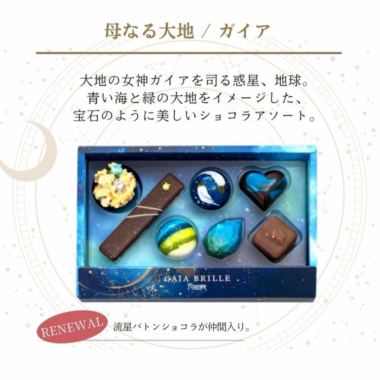 matsukazeya Planet Chocolate Chocolate Gift Box 7 Pieces