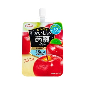 [일본 직배송] 타라미 곤약 주스 젤리 (48kcal, 사과맛) 150g
