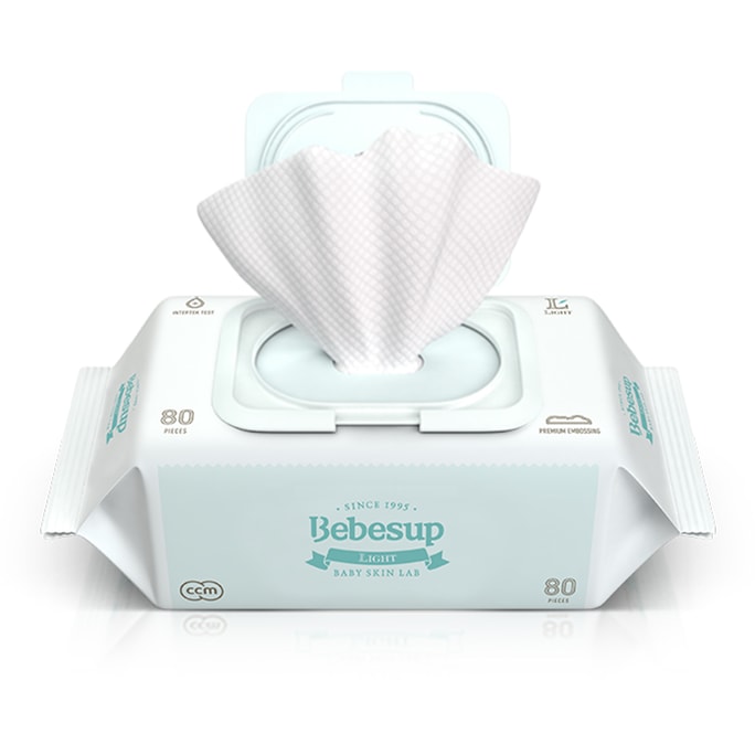 Hypoallergenic Baby Wipes Light 80 sheets