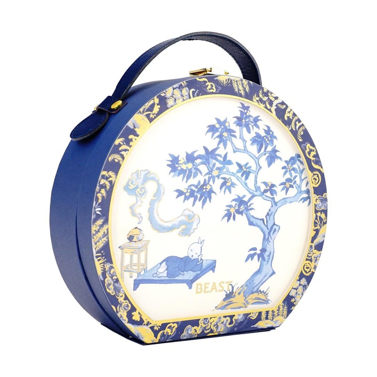 달콤한 계화 트리플 노트 문 선물 상자 행운 양초 세트, 말띠 해 선물 세트 9