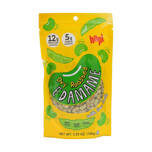 바다 소금으로 구운 볶은 완두콩 3.53oz 비건 글루텐 프리 간식