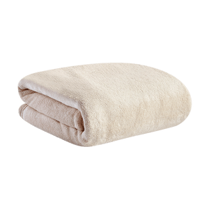 三利 薄雾晨曦素色浴巾大毛巾 抗菌防螨 吸水速干 牛奶咖 90*170cm