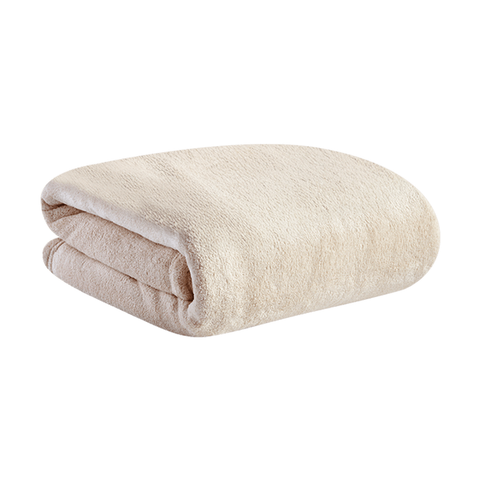 Solid Color Bath Towel Large Towel Antibacterial Anti-mite Quick-drying Milk Coffee 90170cm