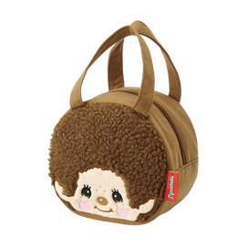 日本SKATER斯凯达 蒙奇奇Monchhichi 卫衣布模切手提午餐包【软糯触感】【双拉链设计】