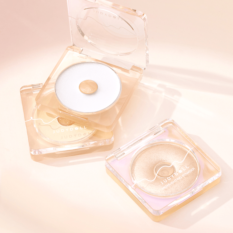 JUDYDOLL橘朵 环形灯高光粉 闪片钻石细腻融肤爆闪眼影 4g #01 碎冰奶油 米白细珠光 6