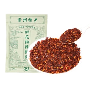 漢小二 貴州特產煳辣椒麵柴火煳鮮花椒麵木薑子油潑辣子蘸水調味料中辣250g*1袋