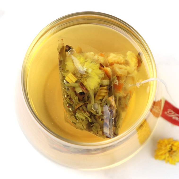 【Canada Direct Mail】 Sivantas Huoshan Dendrobium Chrysanthemum White Tea 100g (5g × 20P) Yin Nourishing Throat, Gentle Stomach nourishing, Relieve Greasy Digestion, Soothe Eye Fatigue Daily Health Tea Refreshing Afternoon Tea 7