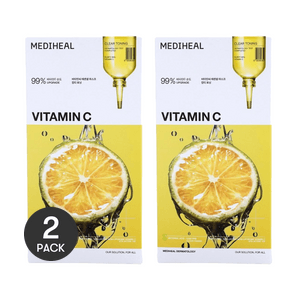 비타민 C 에센셜 마스크 시트, 클리어 토닝, 10매/박스*2【실용적인 구성】