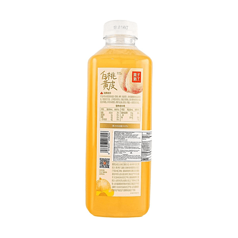 果子熟了 白桃黃皮複合果汁飲料 900ml【馥鬱果香 清新怡人】 3