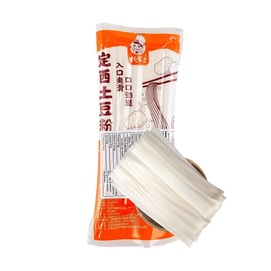 Gansu Dingxi Potato Noodles ,Wide Type Noodles, 8.82 oz【 For Malatang and Hot Pot】