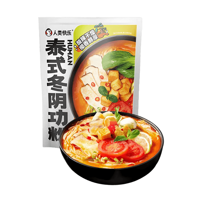 태국식 똠얌 맛 쌀국수, 340g (12oz) 【최신 인기 상품】