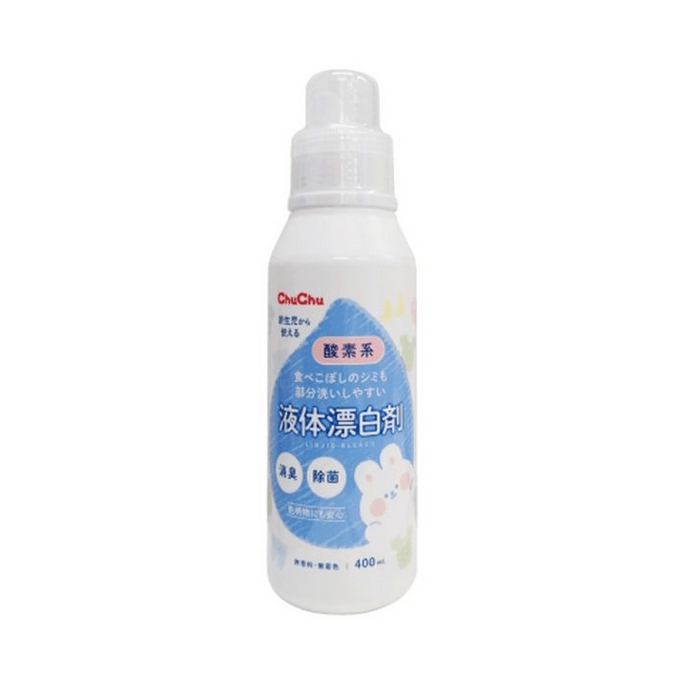 【일본 직배송】 일본 JEX Chuchu Baby 표백제 액체형 400ml 산소계 400밀리리터 400ml 세정제 아기 옷