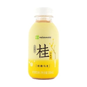 Osmanthus Oolong Flavor Milk Tea Beverage, 11.16 fl oz 【0 Non-Dairy Creamer】