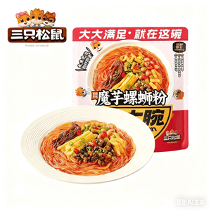 【New Super Large Size】Konjac River Snail Rice Noodles 218g Liuzhou River Snail Rice Noodle Flavour, Refreshing Snack, Delicious